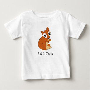 Camiseta impresa Adorable Fox para niños