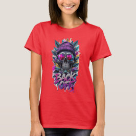 Camiseta Impresa con Gráfico de Lobo Salvaje Feroz