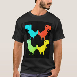 Camiseta impresa con imágenes de dinosaurio bebé