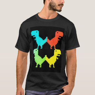Camiseta impresa con imágenes de dinosaurio bebé