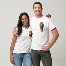 camiseta impresa con león