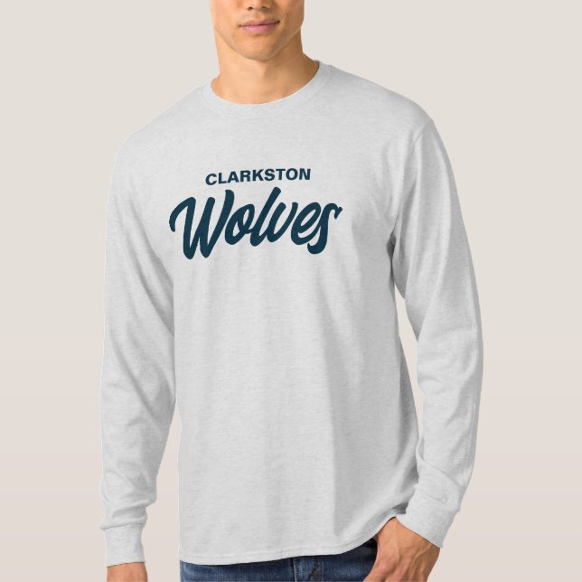 Camiseta impresa de la escuela secundaria Clarksto (Anverso)