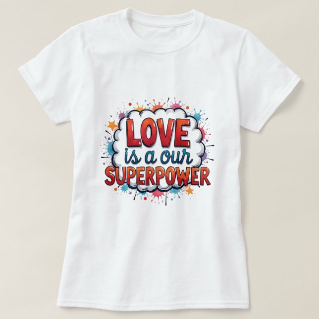 Camiseta impresa de San Valentín (Diseño del anverso)