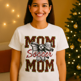 Camiseta impresa en leopardo de la mamá del fútbol