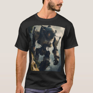 Camiseta impresa en negro