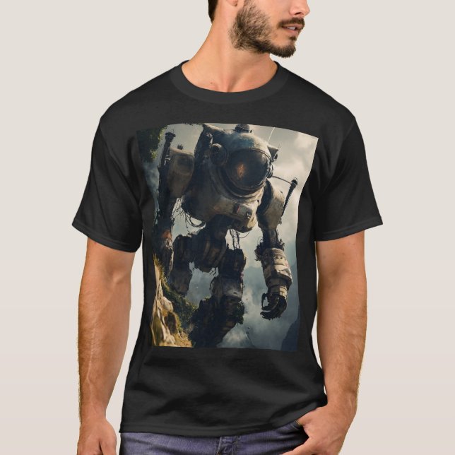 Camiseta impresa en negro (Anverso)