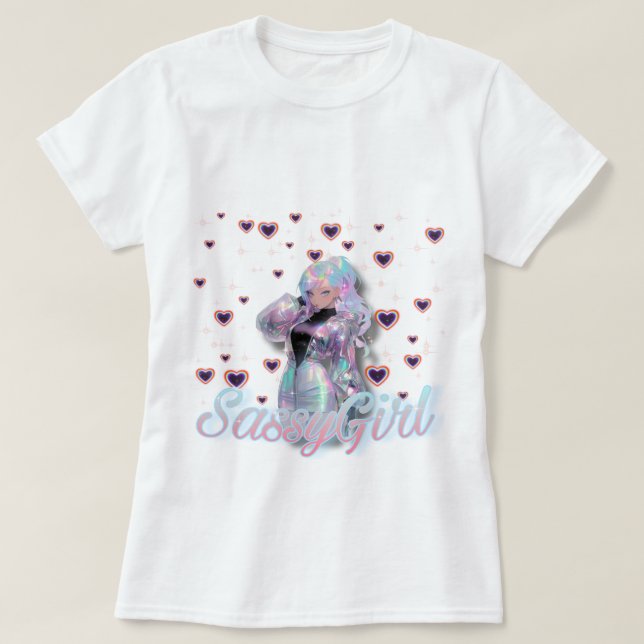 camiseta impresa para mujeres (Diseño del anverso)