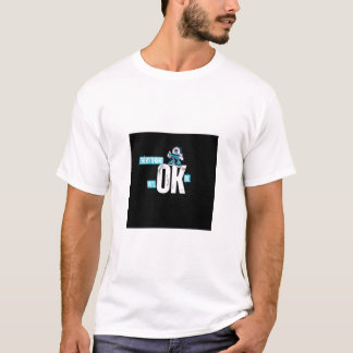 Camiseta Impresa Trendy OK para Hombres Moda