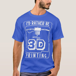 Camiseta Impresión 3D 3D Personalizado de impresión 3D Impr