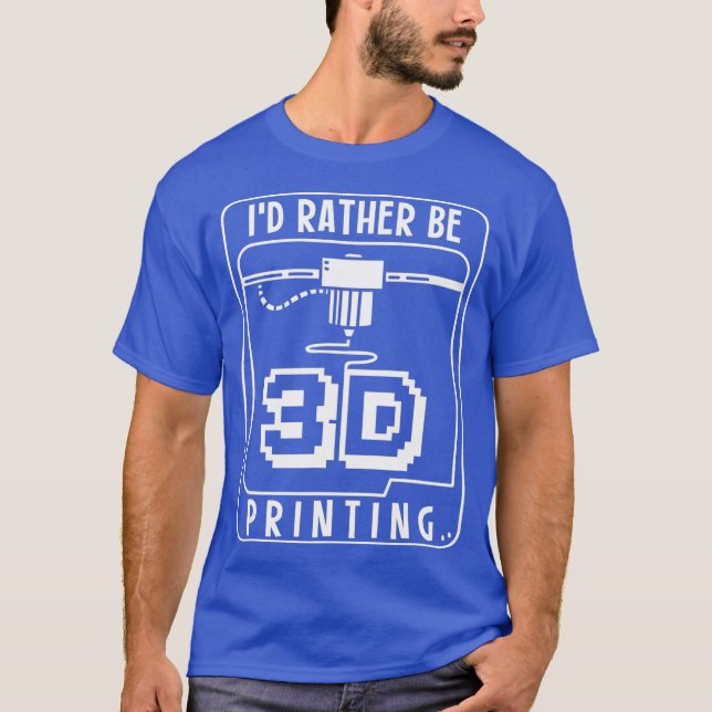 Camiseta Impresión 3D 3D Personalizado de impresión 3D Impr (Anverso)