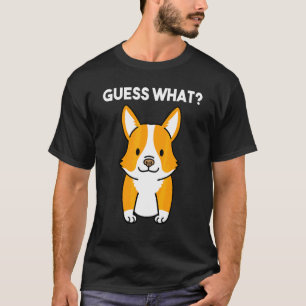 Camiseta Impresión a Doble Cara ¡Adivina Qué Trasero de Cor