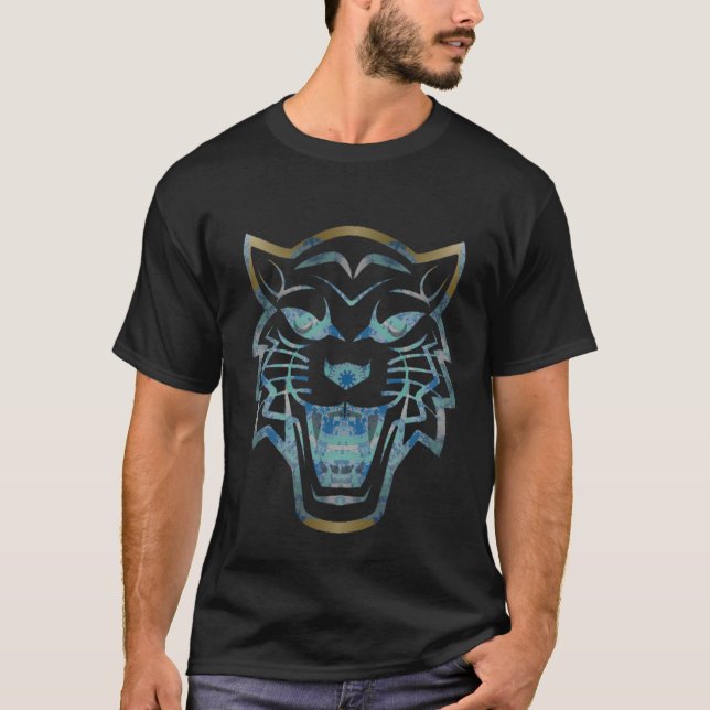Camiseta Impresión abstracta de tigres (Anverso)