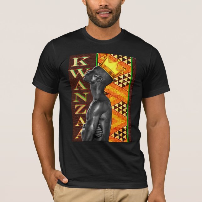 Camiseta Impresión afrocéntrica de Kwanzaa (Anverso)