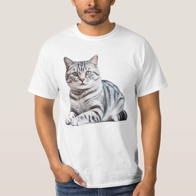 Camiseta Impresión al aire libre norteamericana realista -  (Anverso)