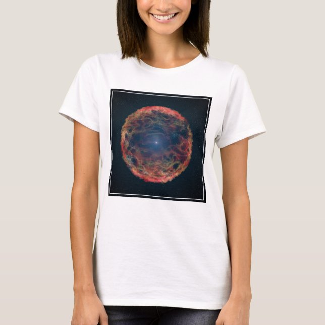 Camiseta Impresión artística de Supernova 1993j. (Anverso)