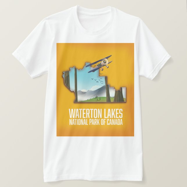 Camiseta Impresión artística del Parque Nacional de los Lag (Anverso del diseño)