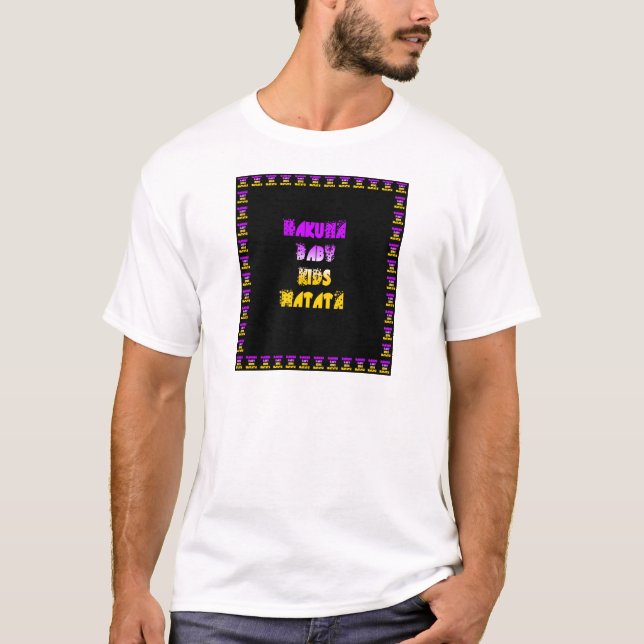 Camiseta Impresión artística Hakuna Matata (Anverso)