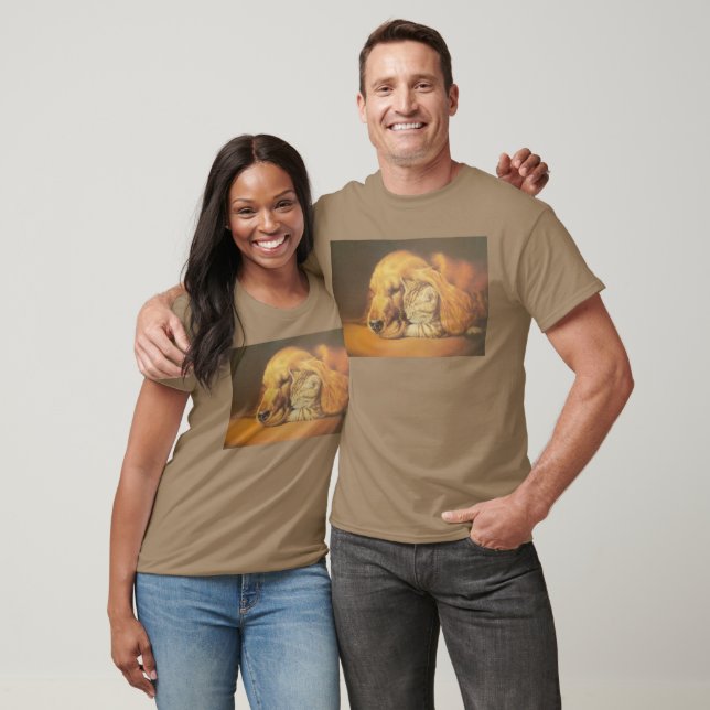 Camiseta Impresión asombrosa del arte de la peluca de gatos (Unisexo)