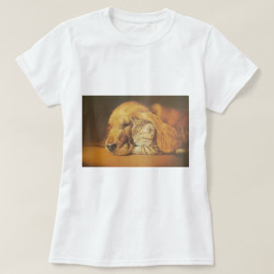 Camiseta Impresión asombrosa del arte de la peluca de gatos