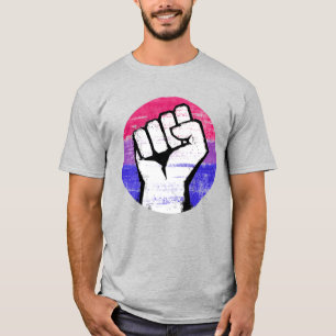 Camiseta Impresión bisexual en círculo de orgullo