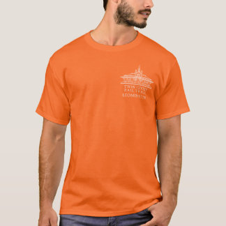 Camiseta Impresión blanca de Leominster en el sendero ferro