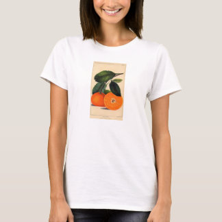 Camiseta Impresión botánica - satsuma