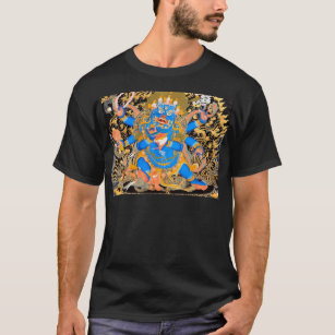 Camiseta Impresión budista tibetana del arte