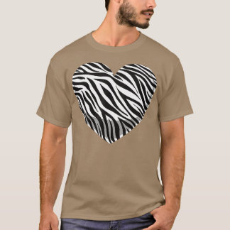 Camiseta Impresión Cebra Graciosa Para Chicas Mujeres Hombr