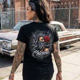 Camiseta Impresión Chicana