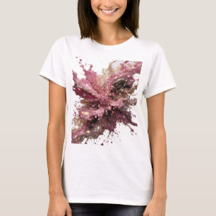 Camiseta Impresión CHOCOLATE FLUX Plateada Crisp