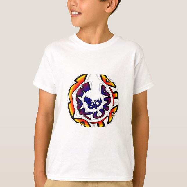 Camiseta Impresión circular de arte "Peace Hakuna Matata" (Anverso)