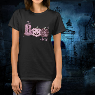 Camiseta Impresión de animales de calabaza rosa de la tripu