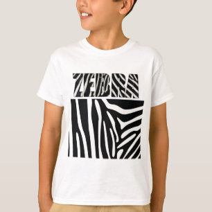 Camiseta Impresión de animales de cebra Fuzzy Express®