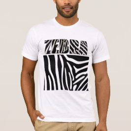 Camiseta Impresión de animales de cebra Fuzzy Express®