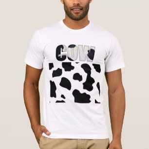 Camiseta Impresión de animales de vaca difusa Express®