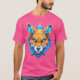 Camiseta Impresión de animales geométricos del polígono de