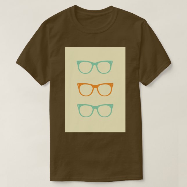 Camiseta Impresión de anteojos (Diseño del anverso)