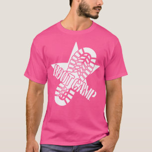 Camiseta Impresión de arranque de entrenamiento militar bás