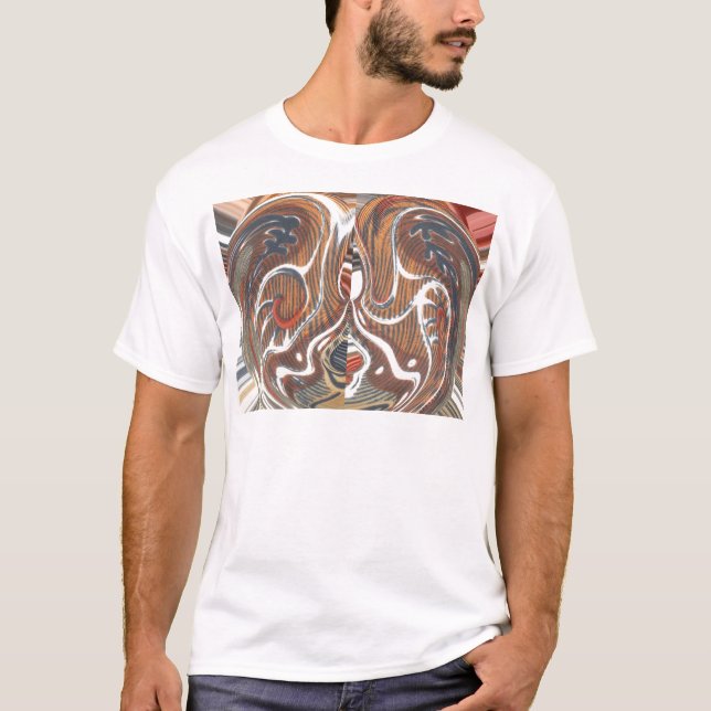 Camiseta Impresión de arte abstracto africano (Anverso)