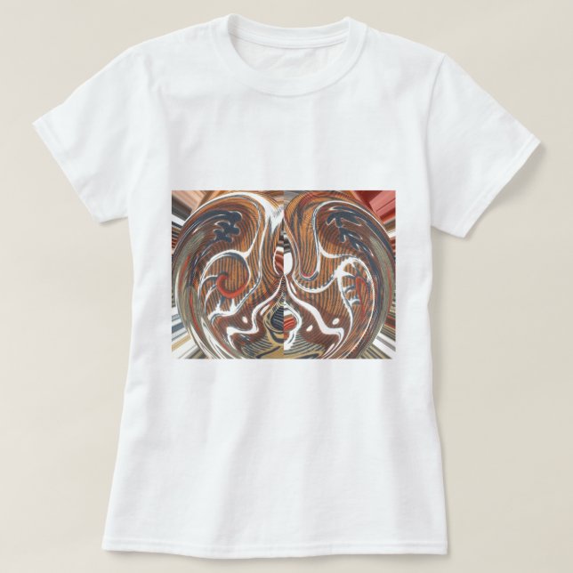 Camiseta Impresión de arte abstracto africano (Diseño del anverso)