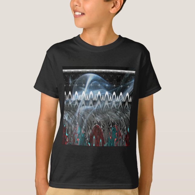 Camiseta Impresión de arte abstracto asombroso (Anverso)