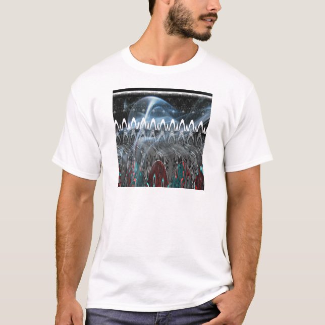Camiseta Impresión de arte abstracto asombroso (Anverso)