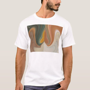 Camiseta Impresión de arte abstracto retro