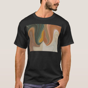 Camiseta Impresión de arte abstracto retro