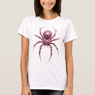 Camiseta Impresión de arte abstracto rosa atrevido