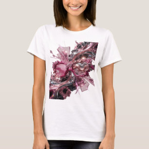 Camiseta Impresión de arte ABSTRACTO Statement Silver v2