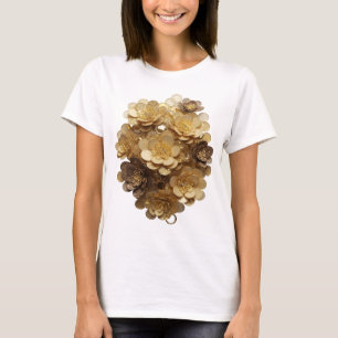 Camiseta Impresión de arte abstracto Statement Silver v3