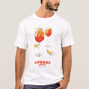 Camiseta Impresión de arte Aperol Spritz