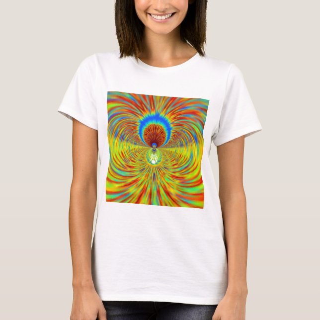 Camiseta Impresión de arte colorida en Kaleidoscope (Anverso)