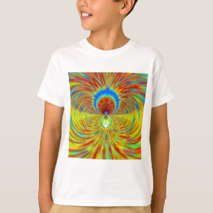 Camiseta Impresión de arte colorida en Kaleidoscope